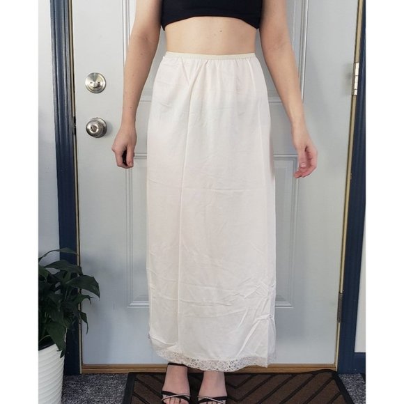 Vintage Maxi‎ Length Slip Skirt - Picture 1 of 4